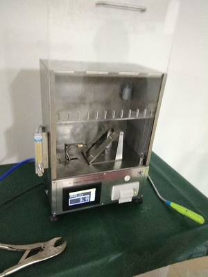 Ηλεκτρική αίθουσα δοκιμής ευφλέκτου ορείχαλκου, υφαντικό όργανο δοκιμής 220V