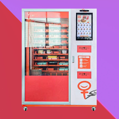 Καυτή μηχανή πώλησης τροφίμων καλαθακιών με φαγητό OEM/ODM γεύματος συνήθειας με το σύστημα ανελκυστήρων