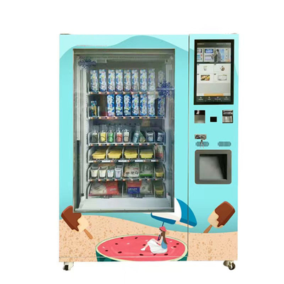Αυτοματοποιημένο υγιεινό φαγητό, κρύο ποτό, σνακ σνακ, μικρό μηχάνημα αυτόματης πώλησης, κατάστημα λιανικής